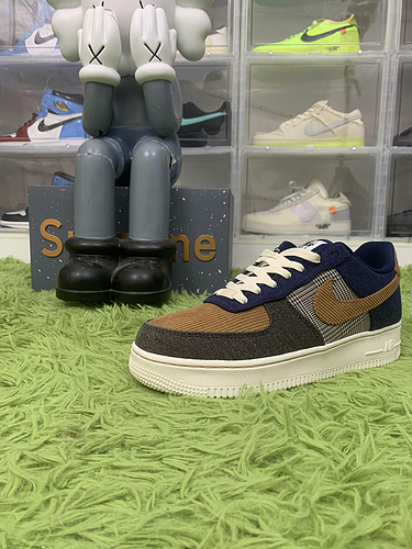 Nike Air Force 1 Low &#x27;07 PRM Tweed Midnight Navy Corduroy FQ8744 410