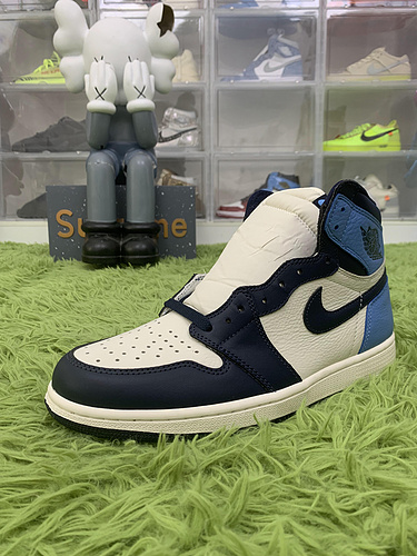 Pk batch Jordan 1 Retro High Obsidian 555088 140