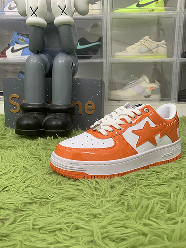 A Bathing Ape Bape Sta Low Orange