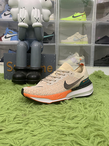 Nike ZoomX Invincible Run 3 Oatmeal Safety Orange-FQ8720-140