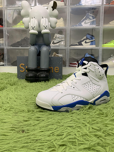 OG batch Jordan 6 Retro Sport Blue 384664 107