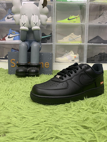 OG batch Nike Air Force 1 Low Supreme Black CU9225-001