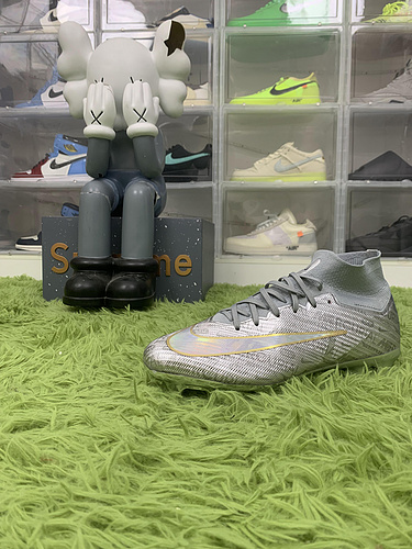 Nike Zoom Mercurial Superfly 9 Elite XXV SE FG Metallic Silver FB8863-060