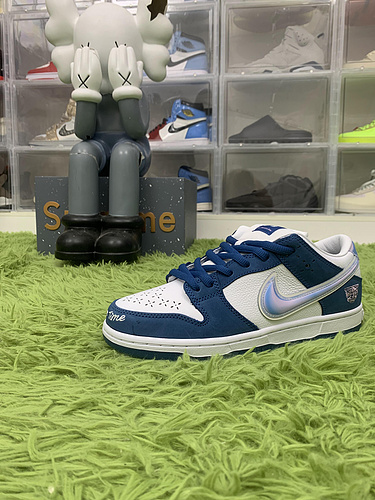 M batch Nike SB Dunk Low Born X Raised One Block At A Time FN7819 400